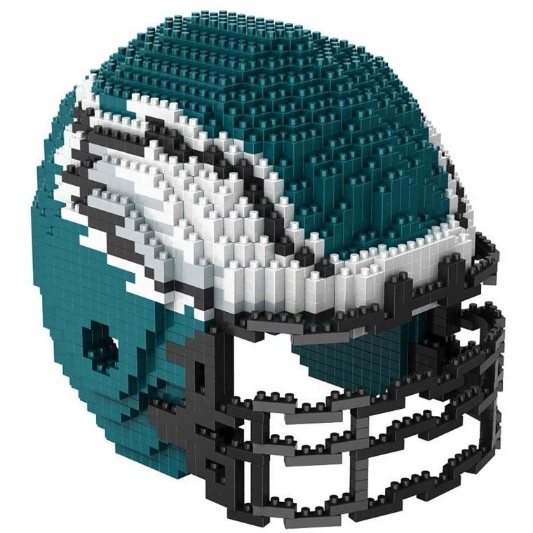 Philadelphia Eagles Nfl 3d Brxlz Puzzle Helmet Set - philadelphia eagles helmet roblox