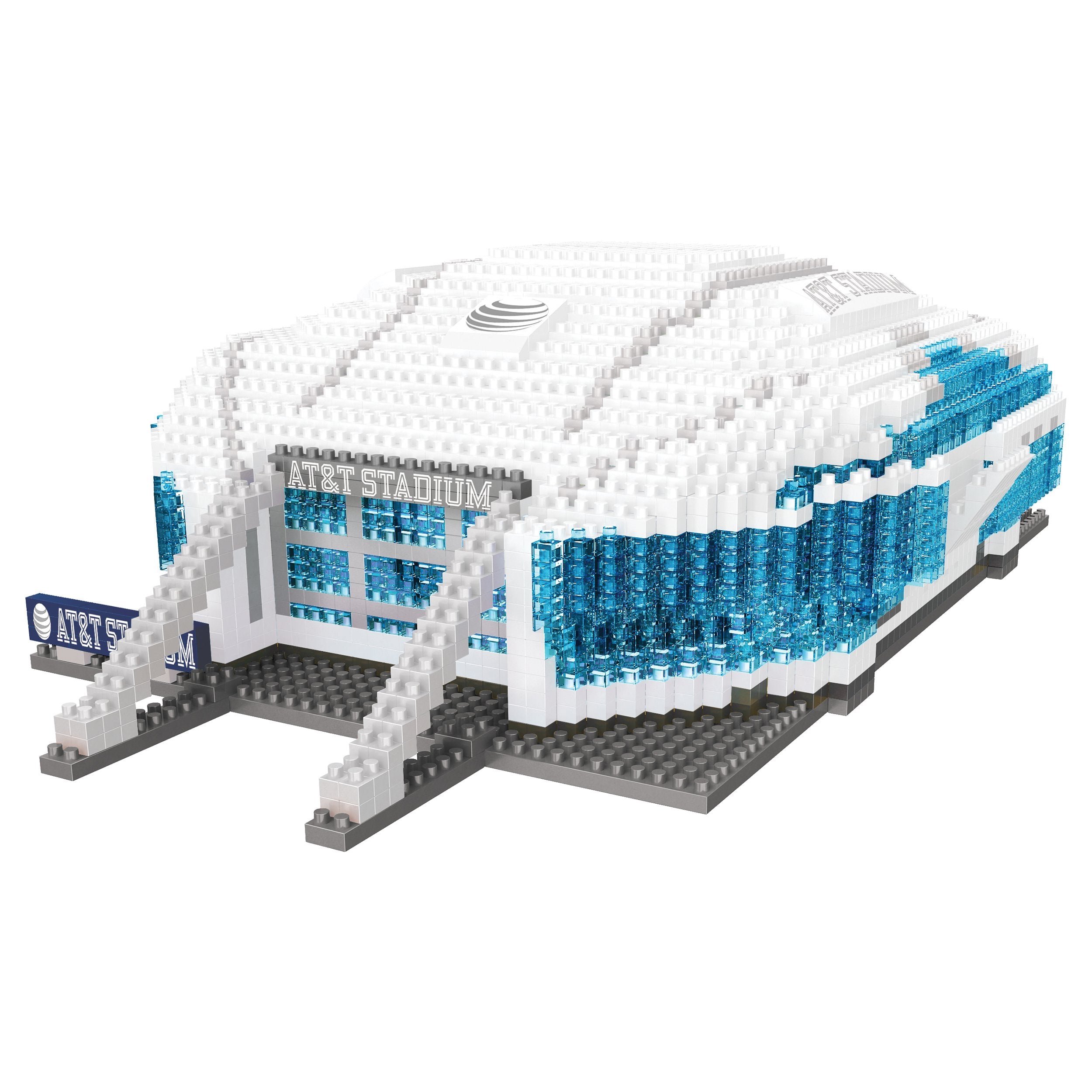 Dallas Cowboys Nfl At T Stadium 3d Brxlz Puzzle Stadium Blocks Set