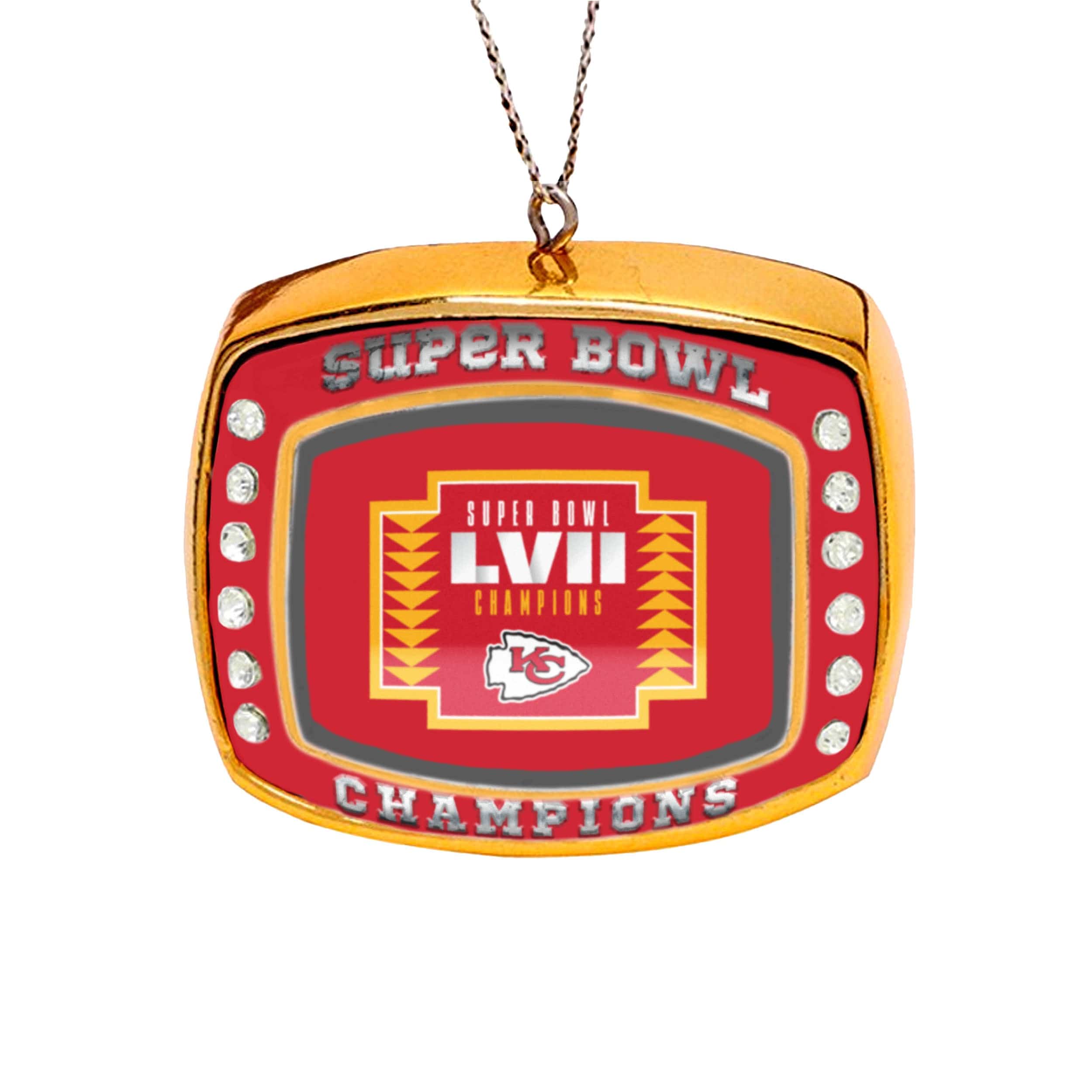 Kansas City Chiefs Super Bowl LVII Champions Ring Ornament