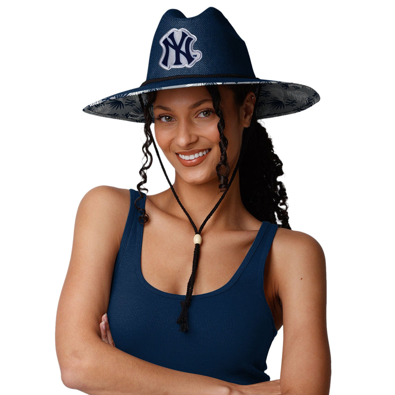 yankees straw hat