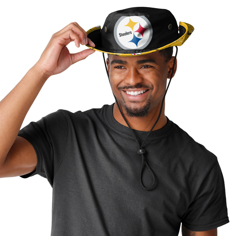 Pittsburgh Steelers Team Stripe Cowboy Hat