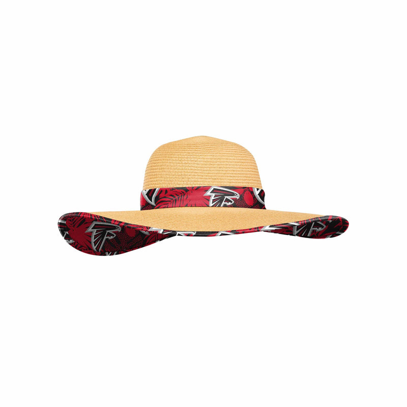 Atlanta Falcons NFL Womens Floral Straw Hat