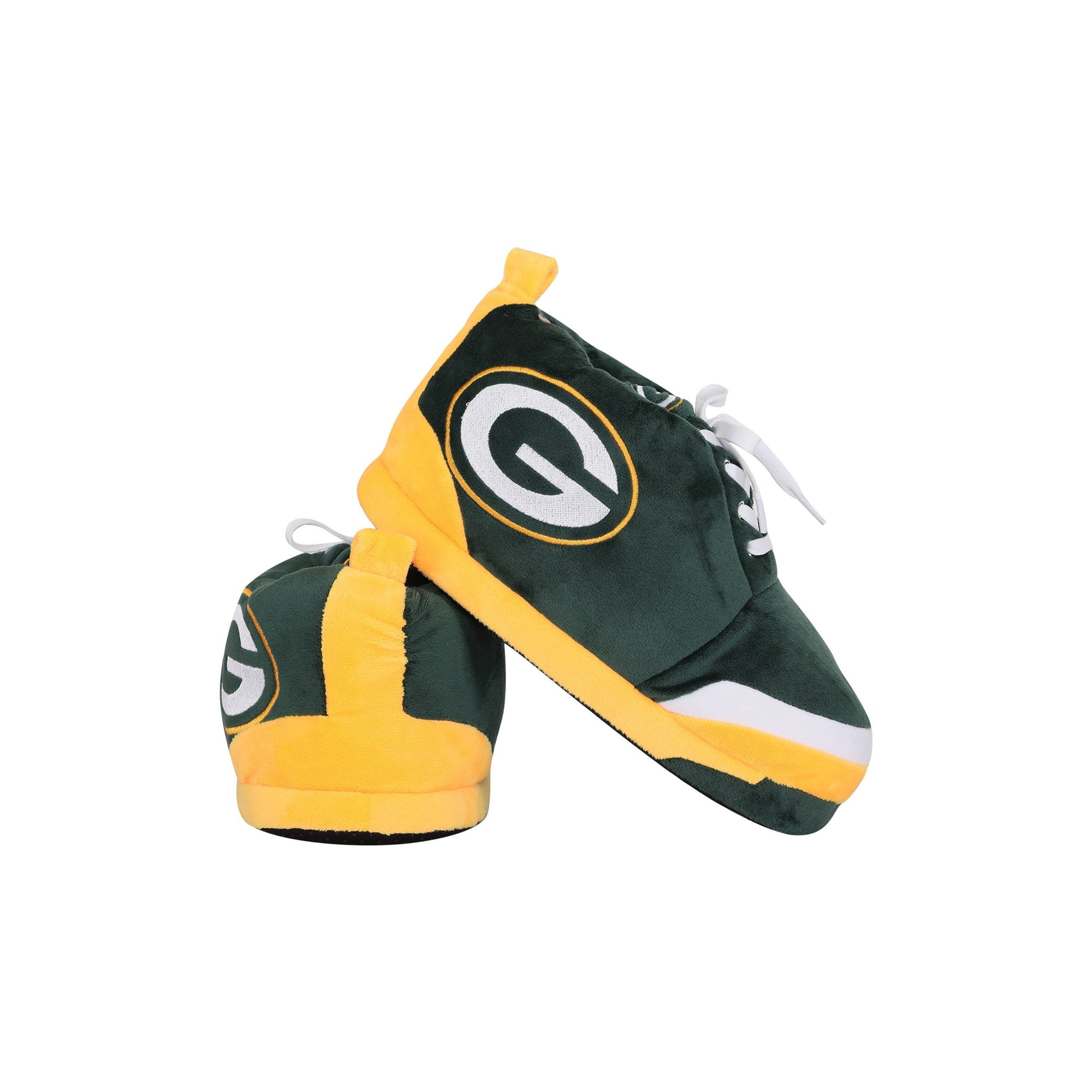 Green Bay Packers NFL Youth Plush Sneaker Slippers