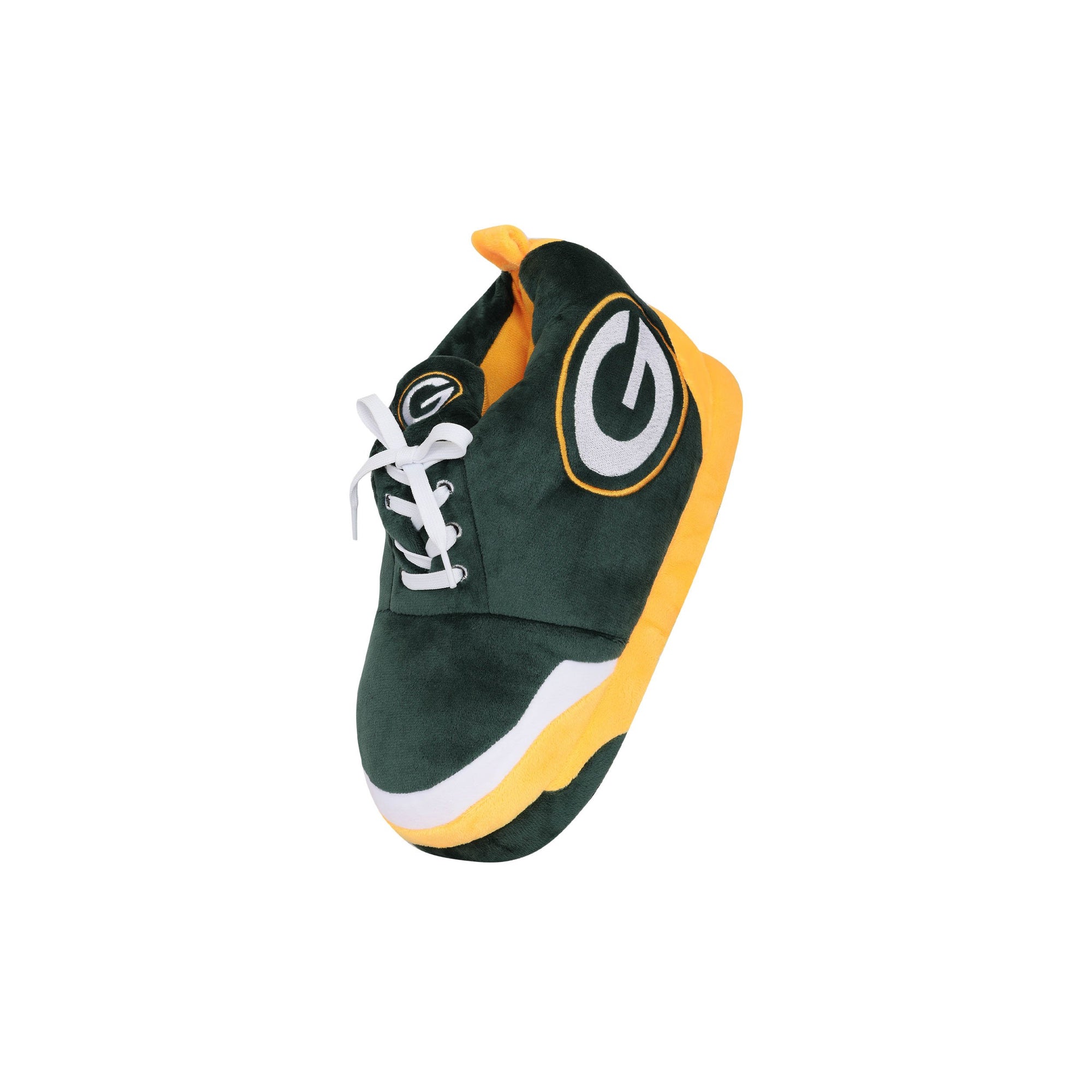 Green Bay Packers NFL Youth Plush Sneaker Slippers