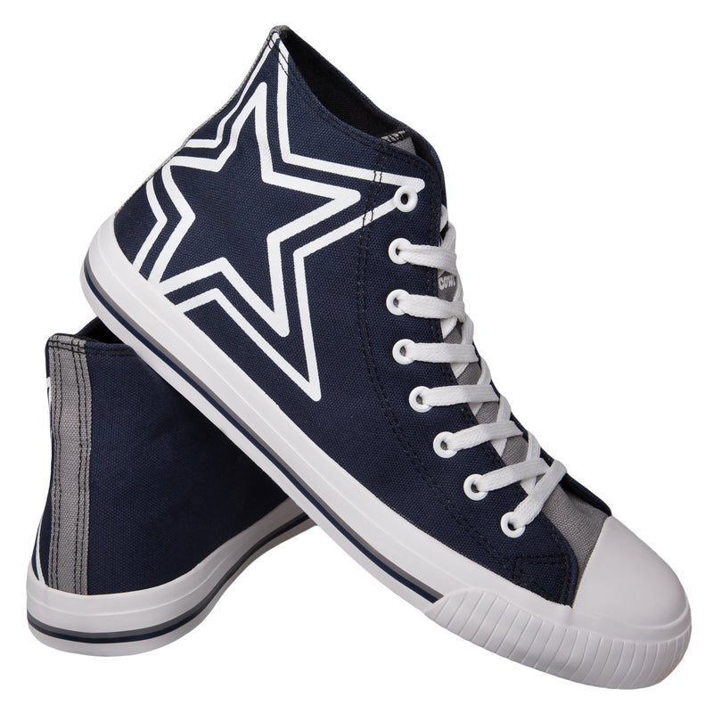 dallas cowboys high top sneakers