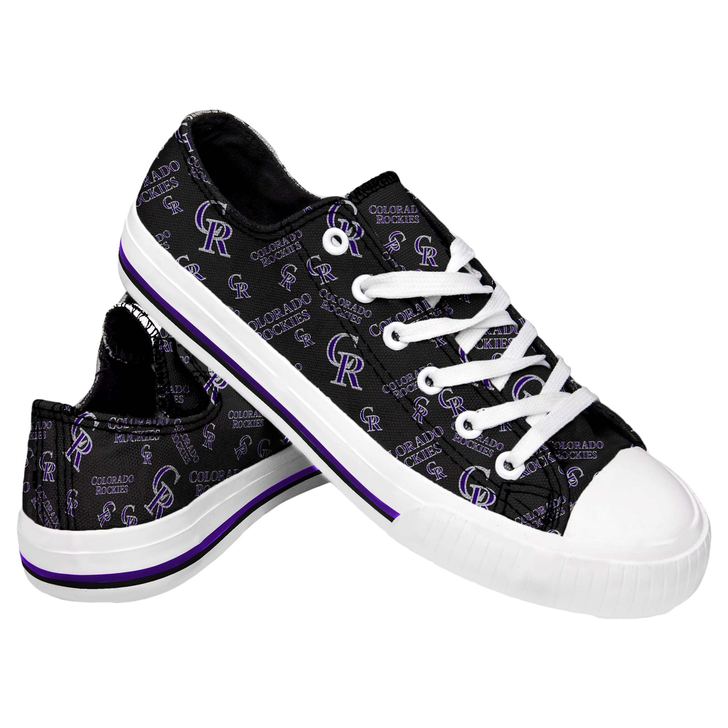 Colorado Rockies MLB Womens Low Top 