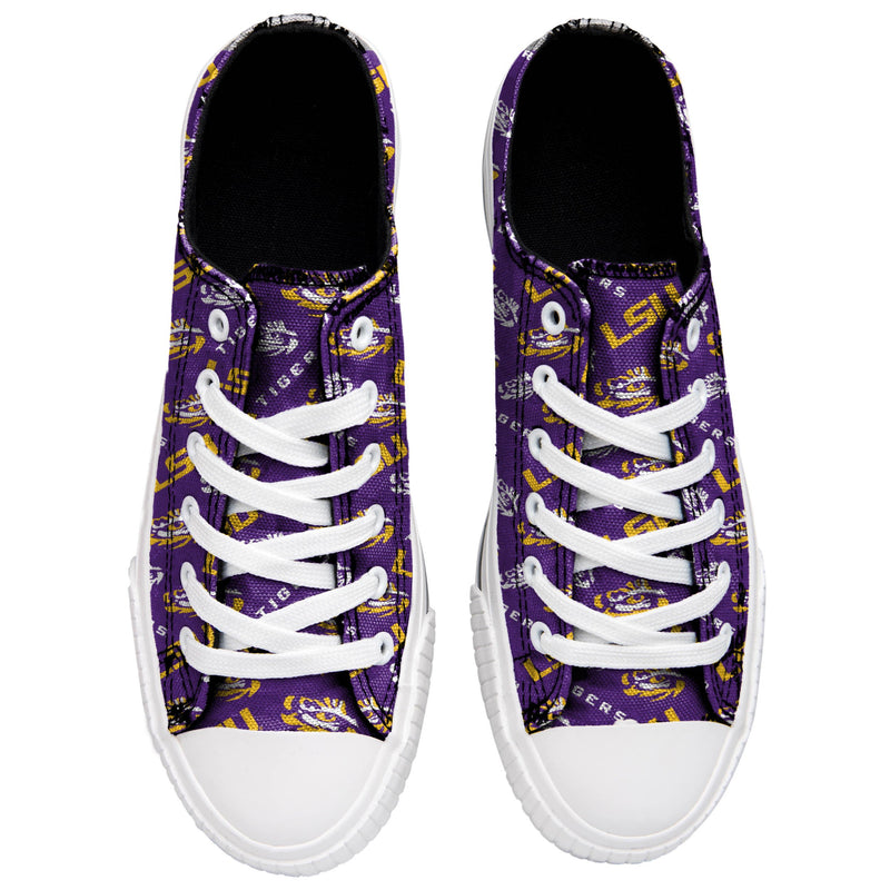 LSU Tigers NCAA Womens Low Top Repeat 