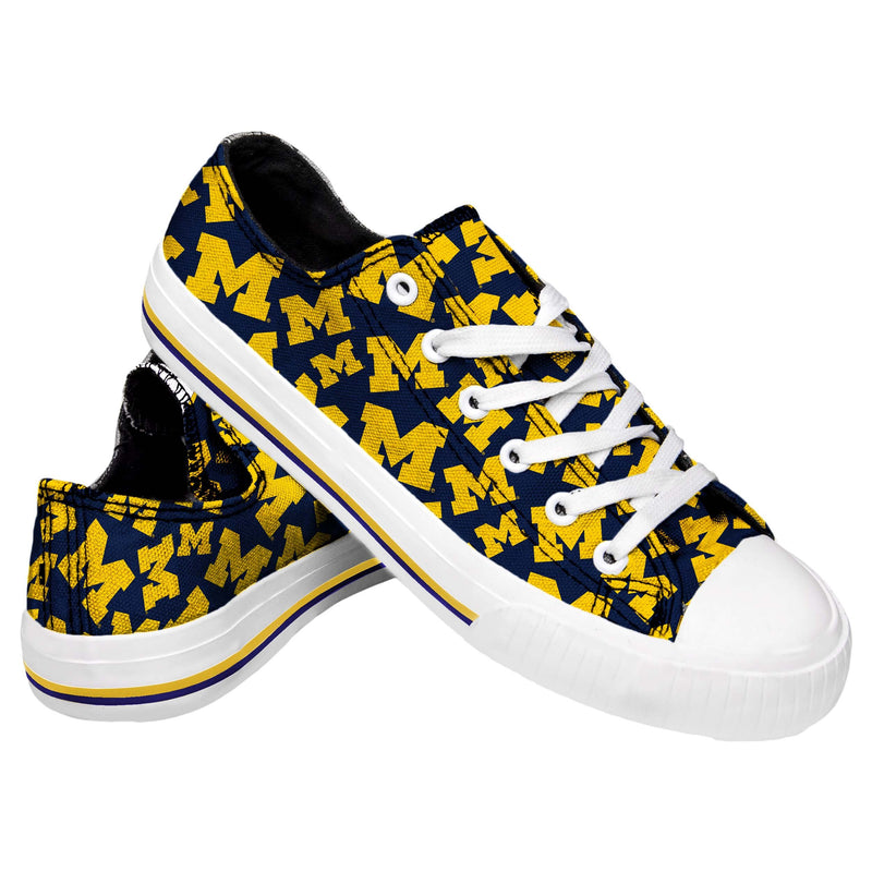 Michigan Wolverines NCAA Womens Low Top 