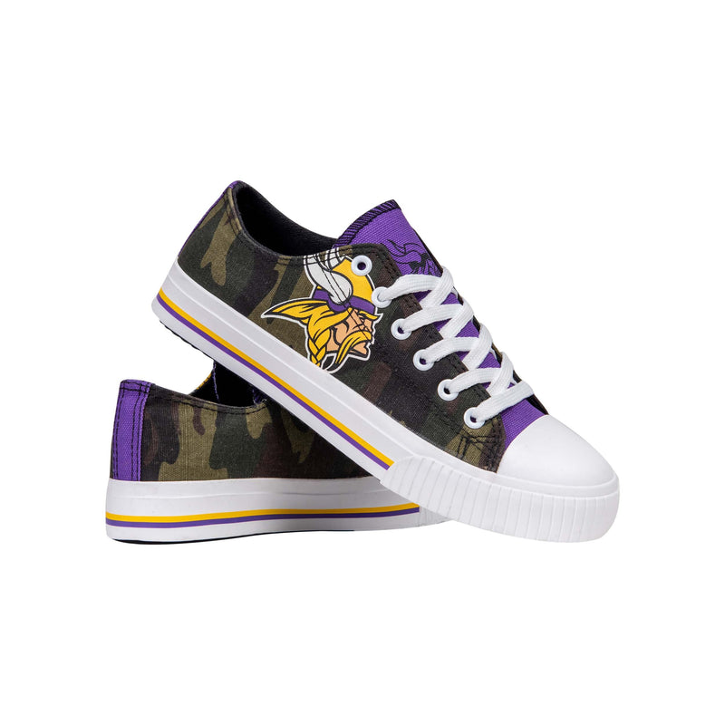 Minnesota Vikings NFL Womens Camo Low 