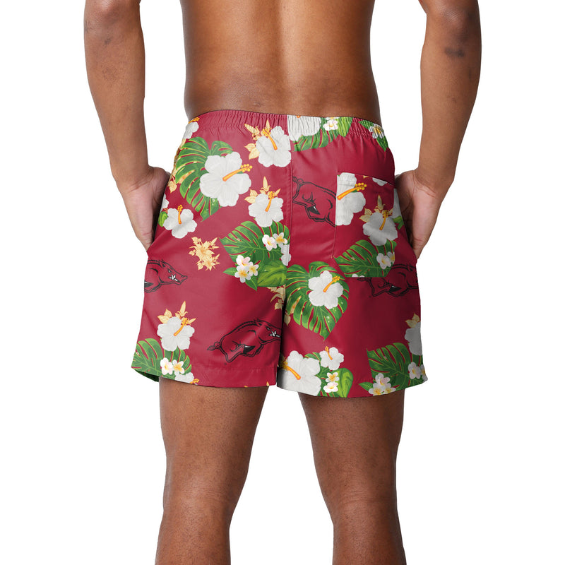 Arkansas Razorbacks NCAA Mens Floral Slim Fit 5.5