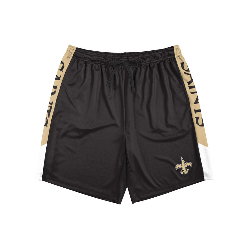 New Orleans Saints NFL Mens Side Stripe Training Shorts