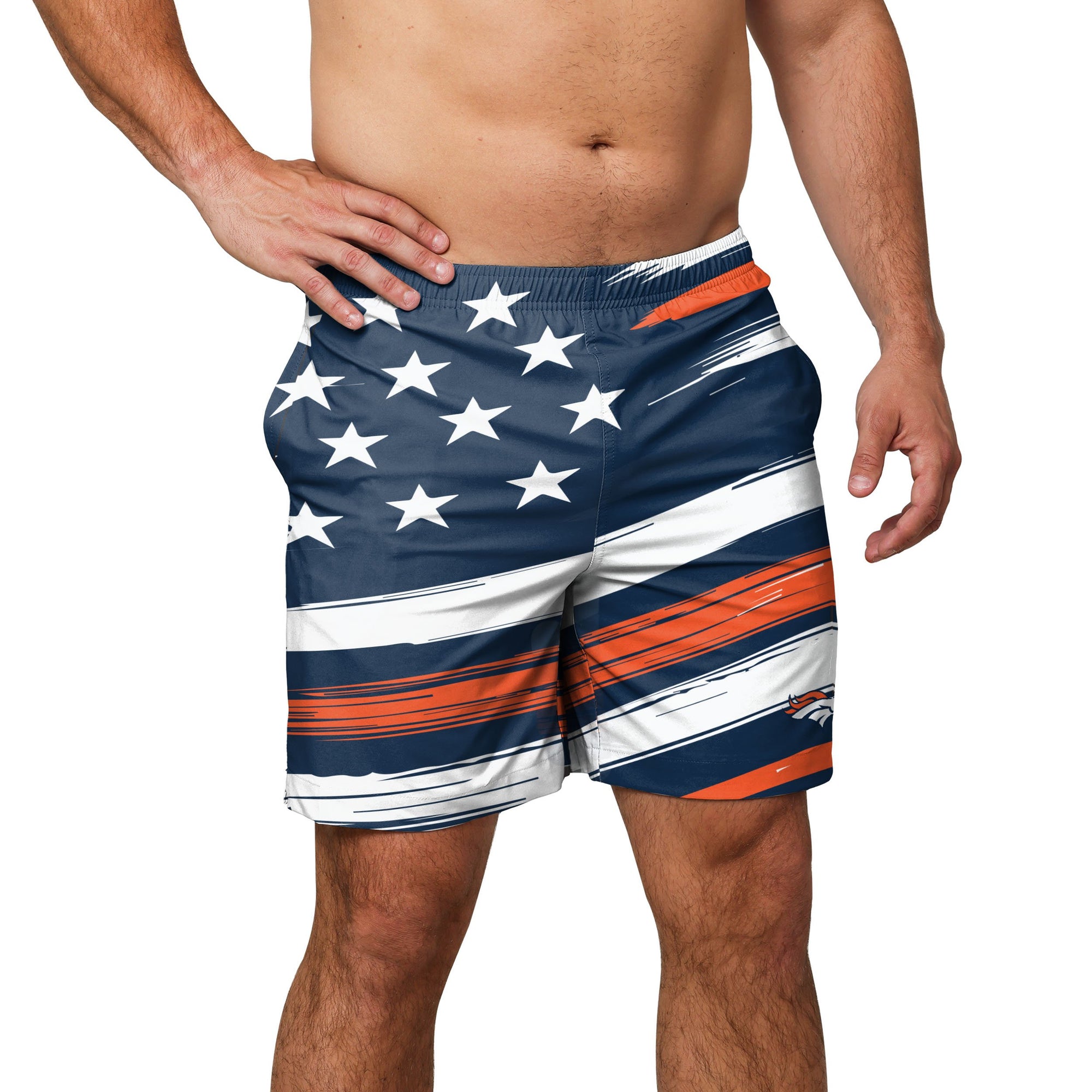 Denver Broncos NFL Mens Americana Swimming Trunks