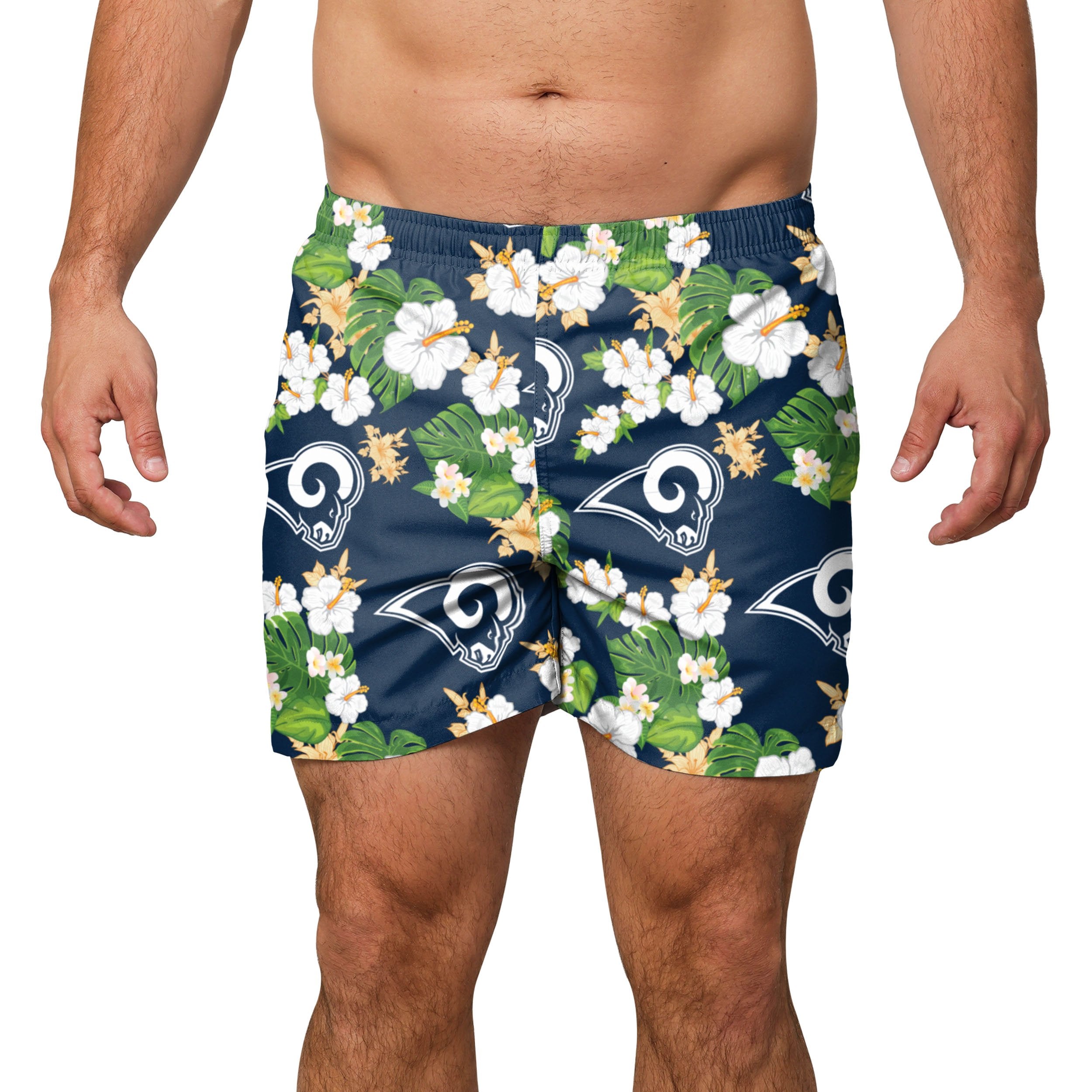 rams swim trunks