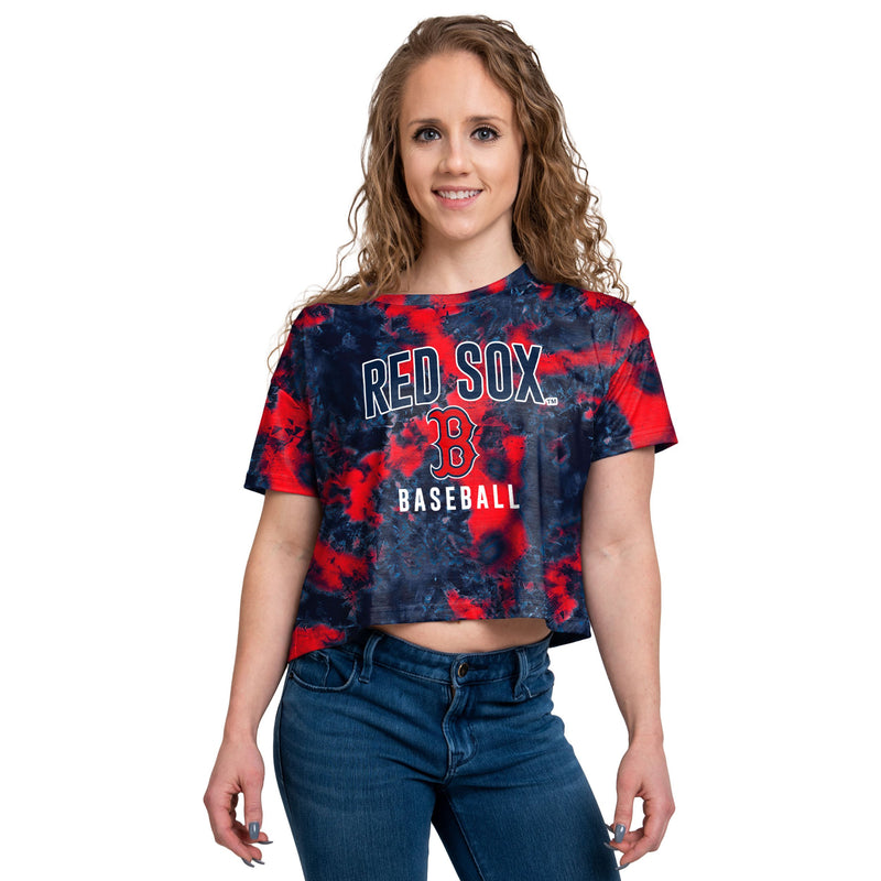 red sox crop top