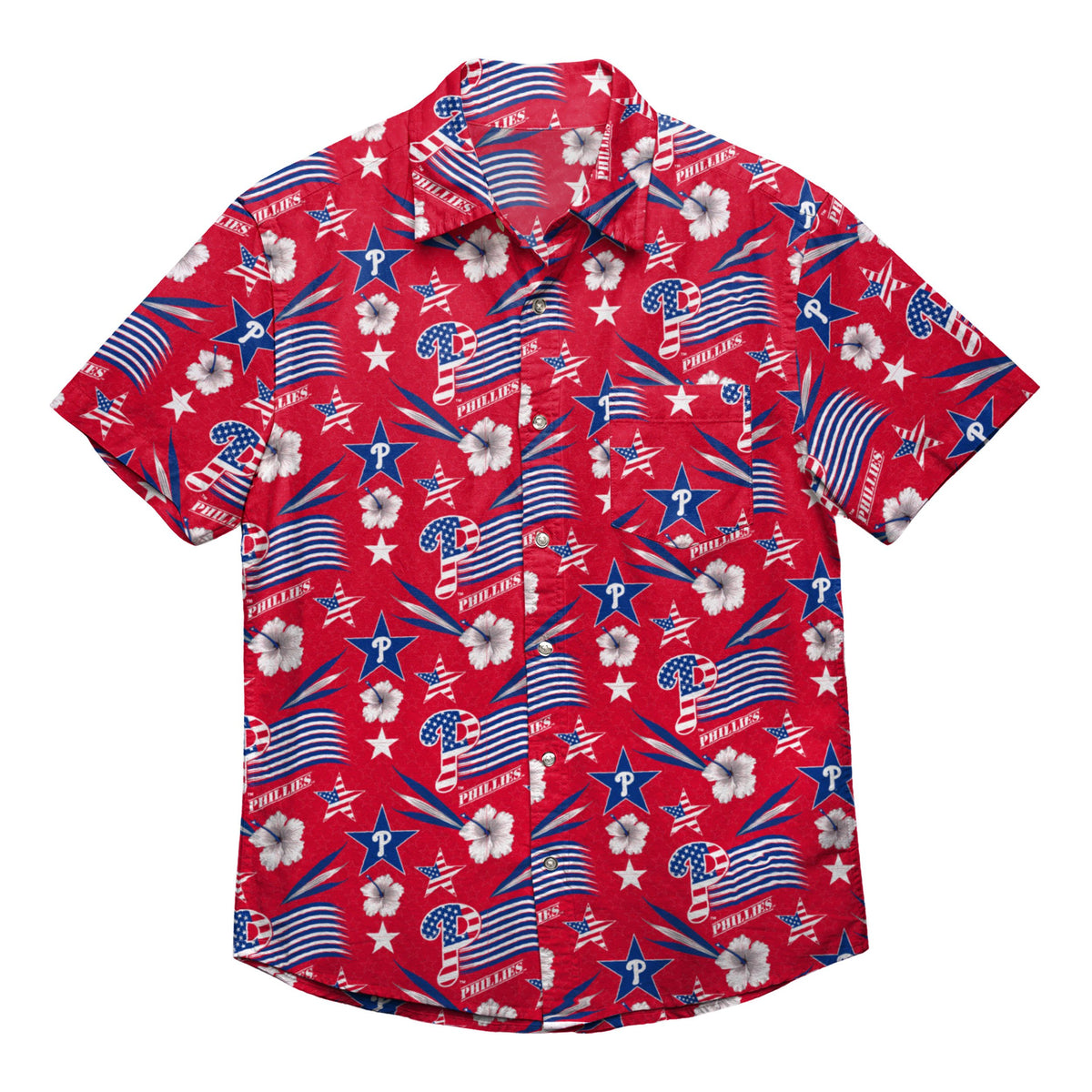 Philadelphia Phillies MLB Mens Americana Button Up Shirt (PREORDER - S