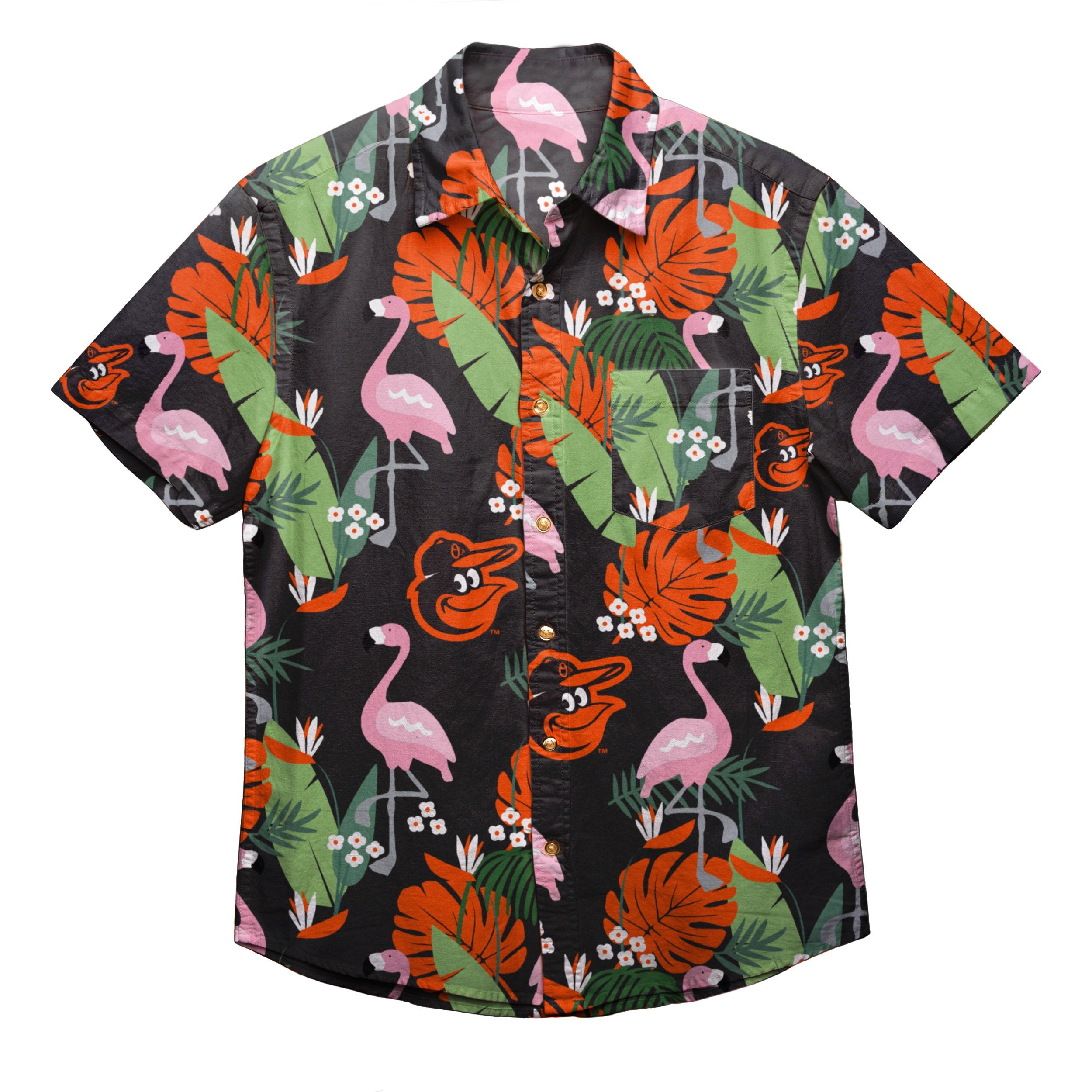 orioles button down shirt