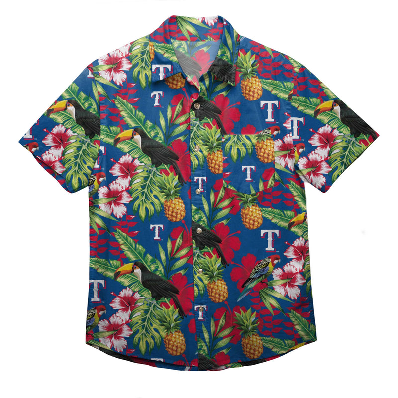 texas rangers button up shirt