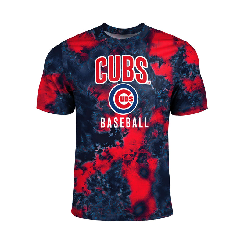 chicago cubs tie dye shirt