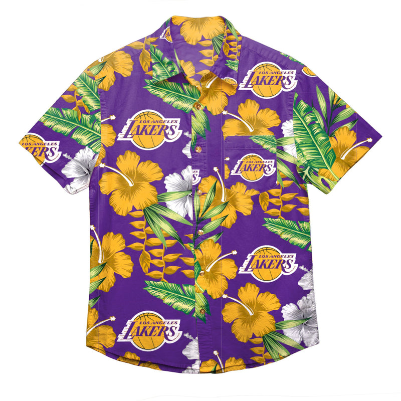 lakers button up shirt