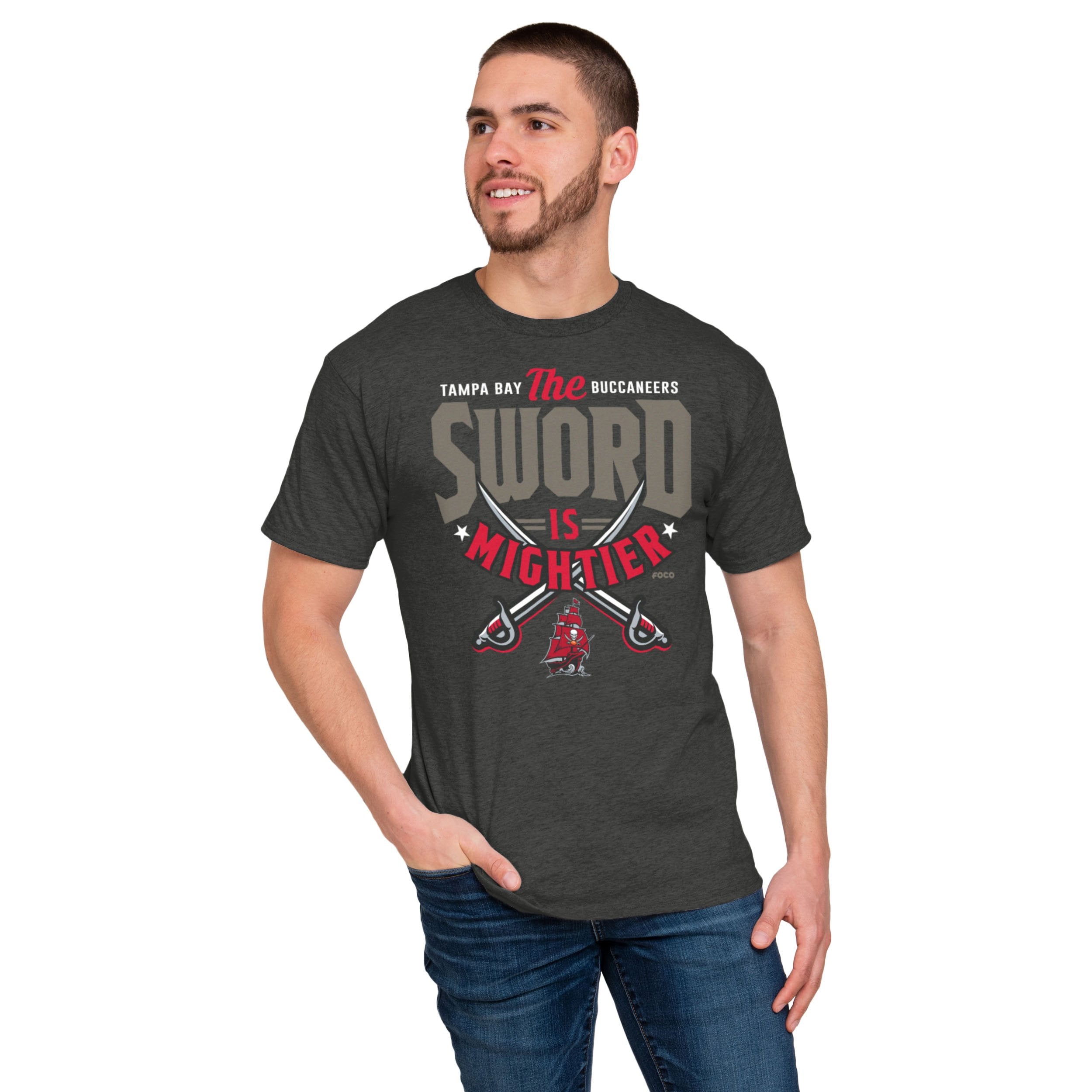 Tampa Bay Buccaneers Fanatics Branded Super Bowl LV Champions Huddle T-Shirt  - Heathered Charcoal