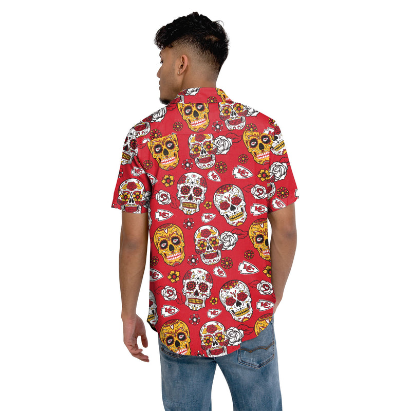 kc chiefs button down shirt