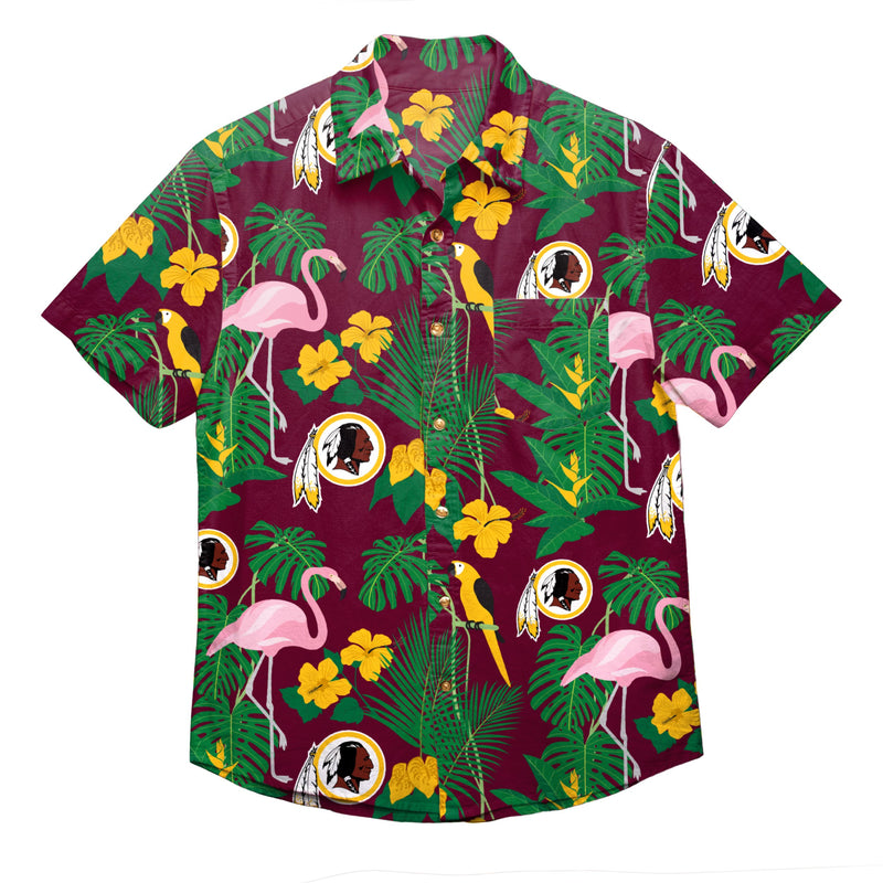 NFL Mens Floral Button Up Shirts - Pick Your Team!