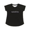 Baltimore Ravens NFL Womens Wordmark Black Tunic Top
