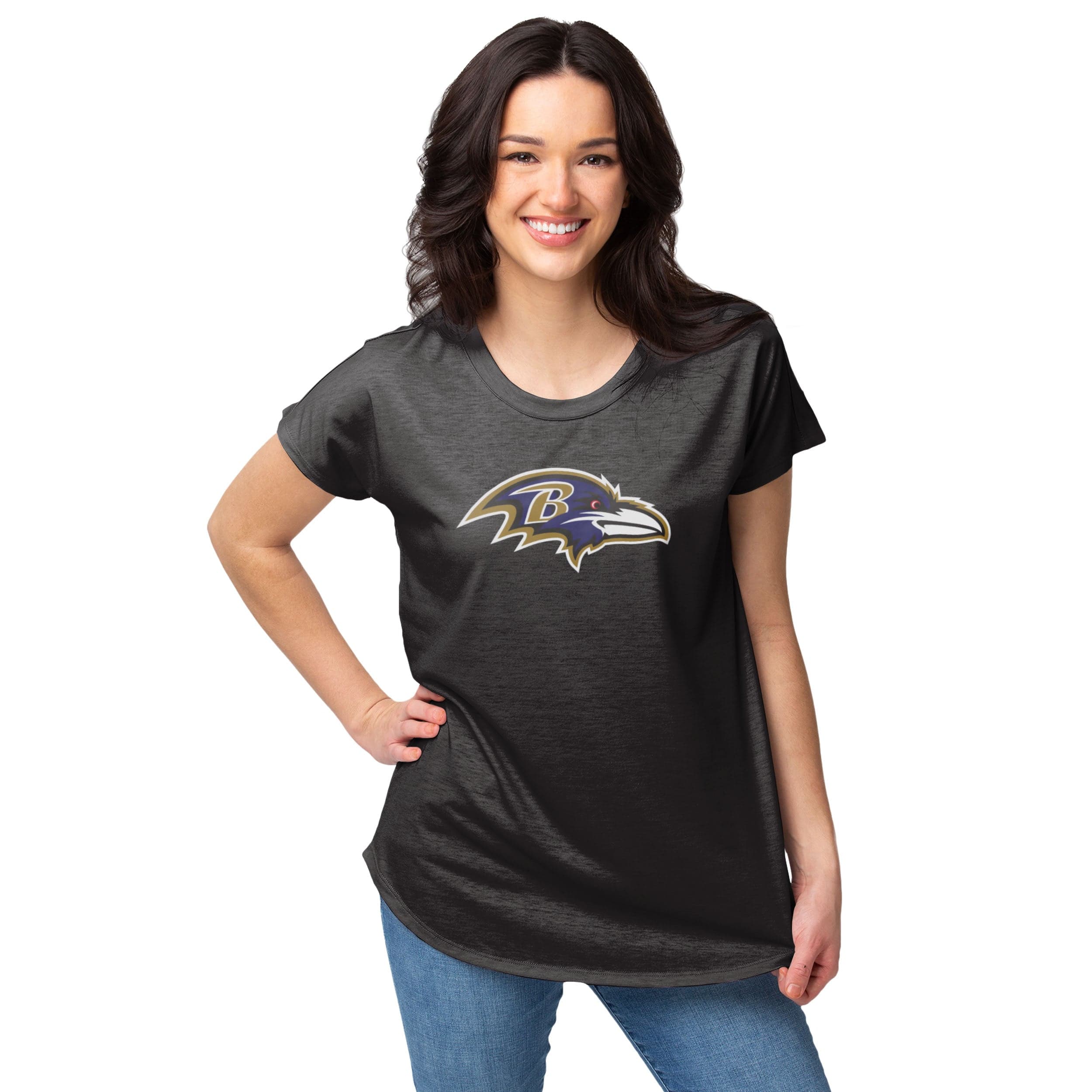 NFL Team Apparel RAVENS BALTIMORE Dri Fit Shirt Medium T-Shirt