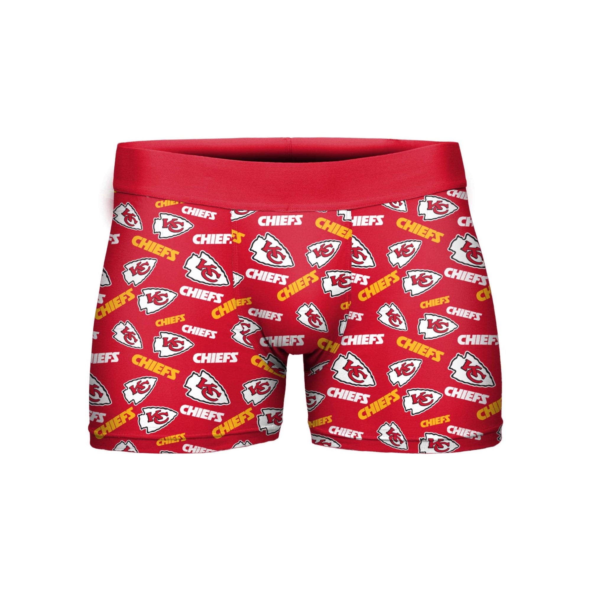 Kansas City Chiefs NFL Mens Repeat Logo Compression Underwear