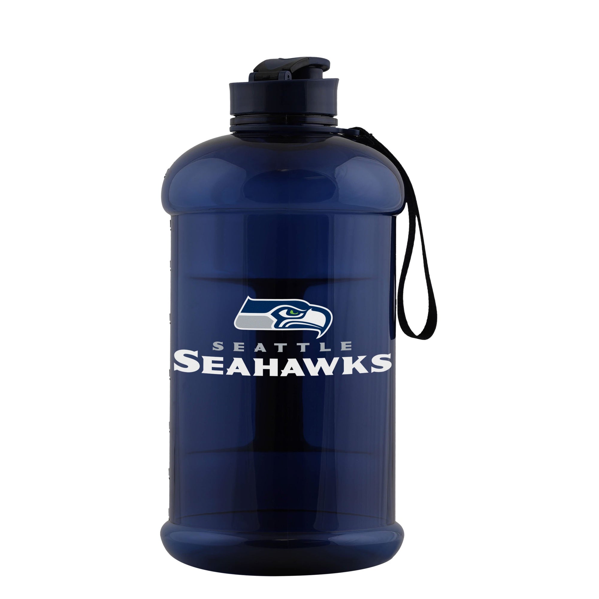 Seattle Seahawks NFL Large Team Color Clear Sports Bottle