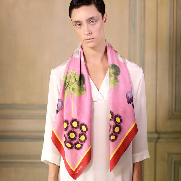 90 x 90 silk scarf