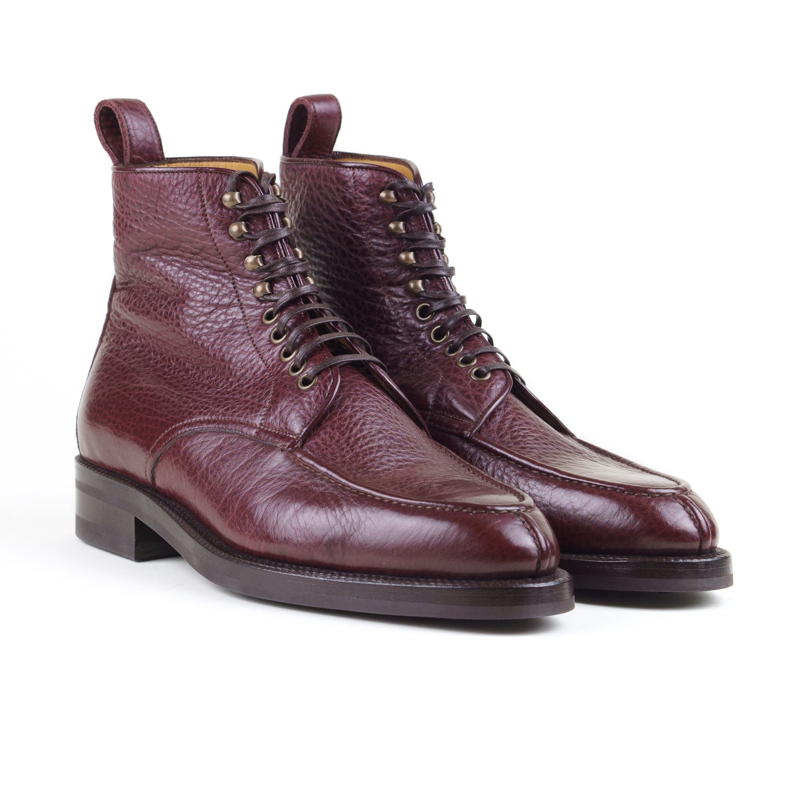 Enzo Bonafè Split Toe Boot - Burgundy 