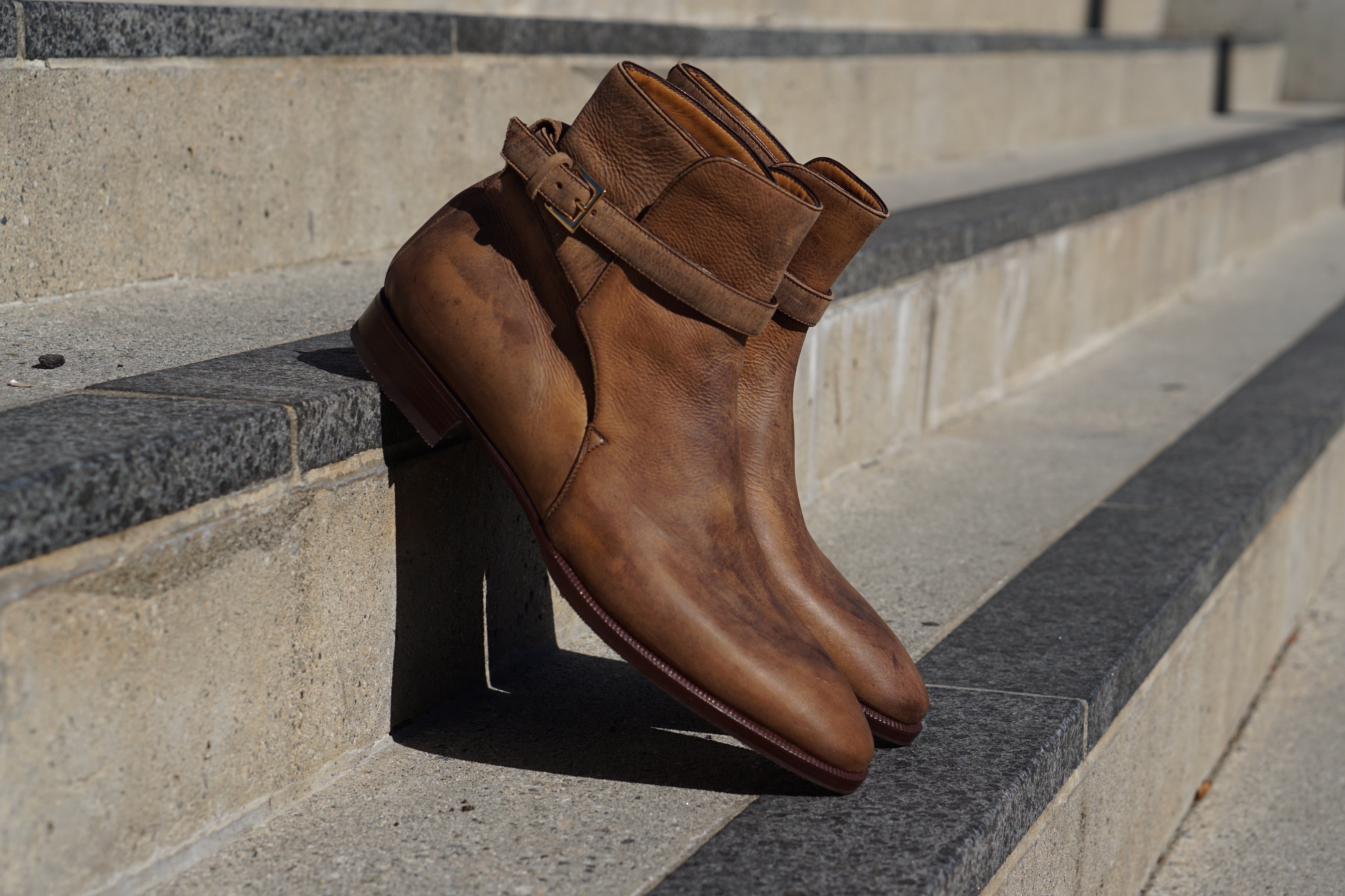 Enzo Bonafè Side Zip Boot in Kudu Waxy – Mehra