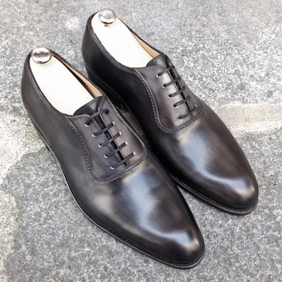 gunmetal grey dress shoes