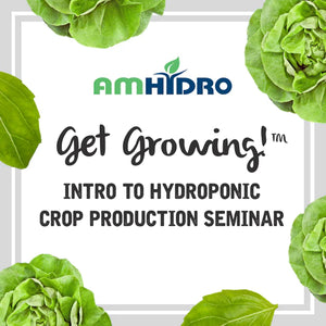 *CANCELLED* Get Growing! Intro to Hydroponic Crop Production Seminar (October 24 + 25, 2024) | Learn to Start A Hydroponic Business! - AmHydro - Hydroponic Reservoir With Lid