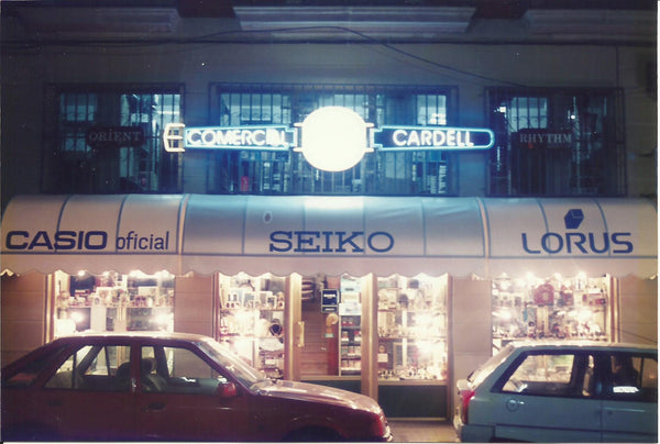 Cardell Watch Store en los 80