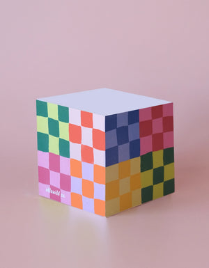 sticky note cube - basic. 