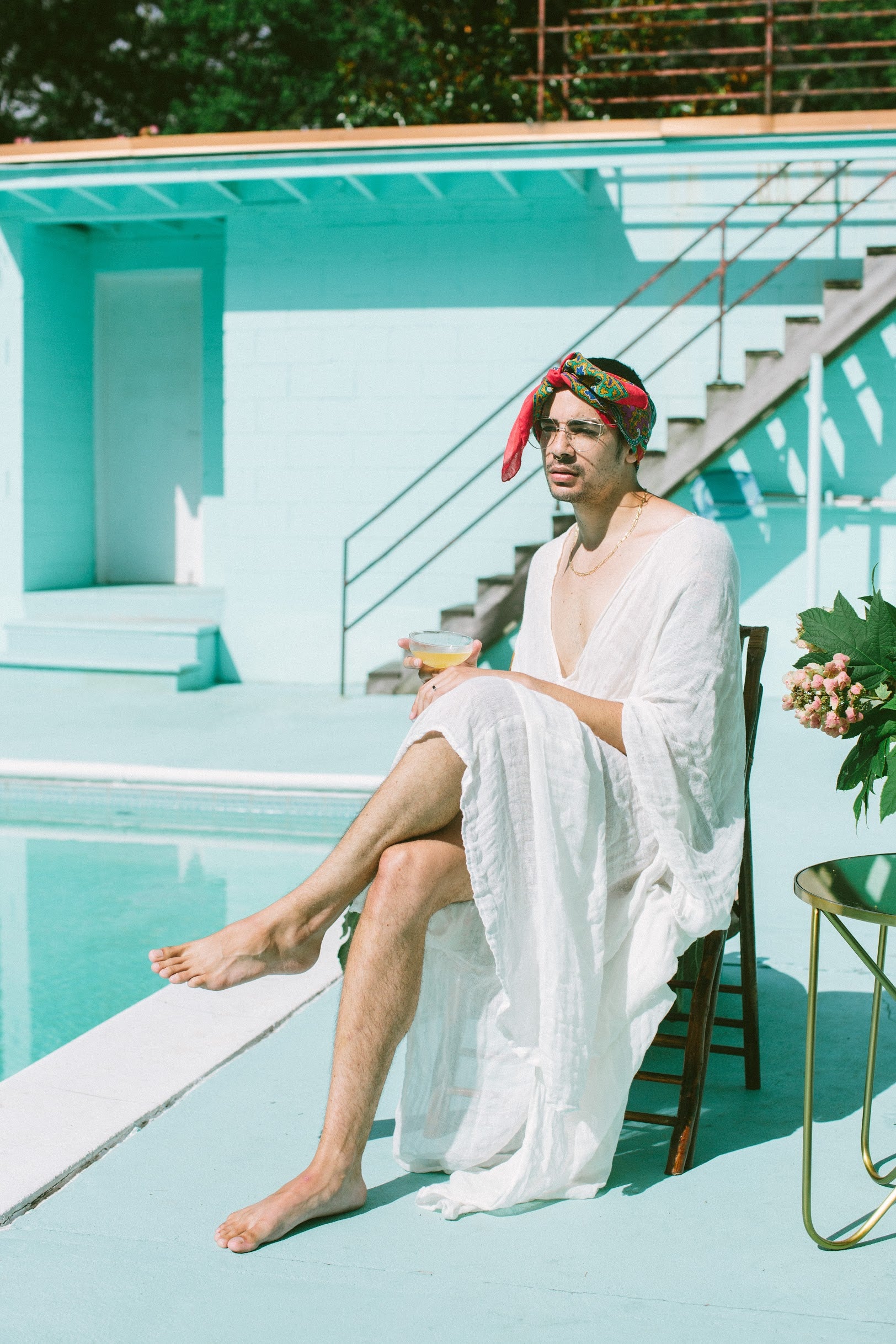 slim aarons-inspired photoshoot with lgbtq models for pride 2020