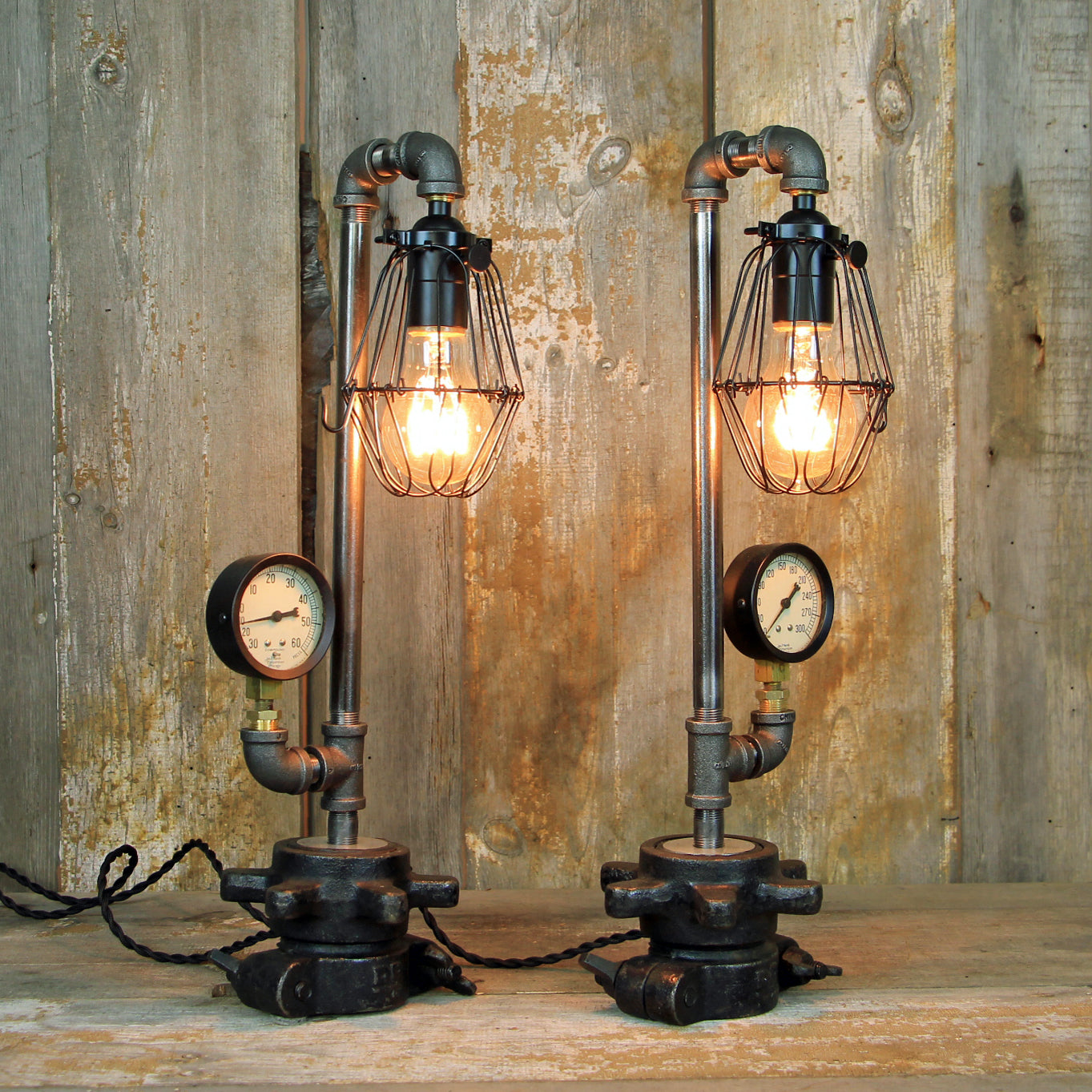 steampunk bedside lamp