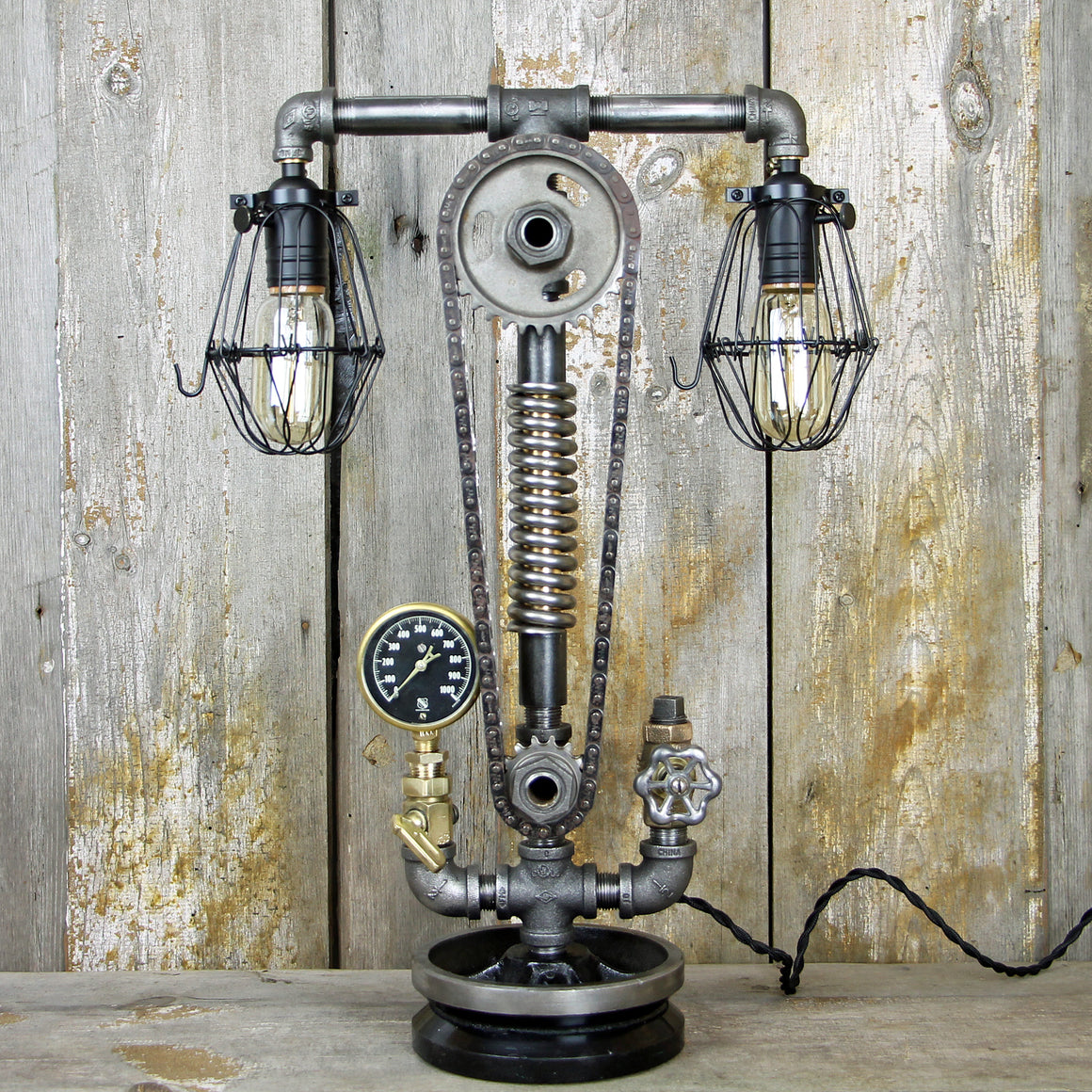 Industrial Desk Lamp - Steampunk Table Lamp #58 - The ...