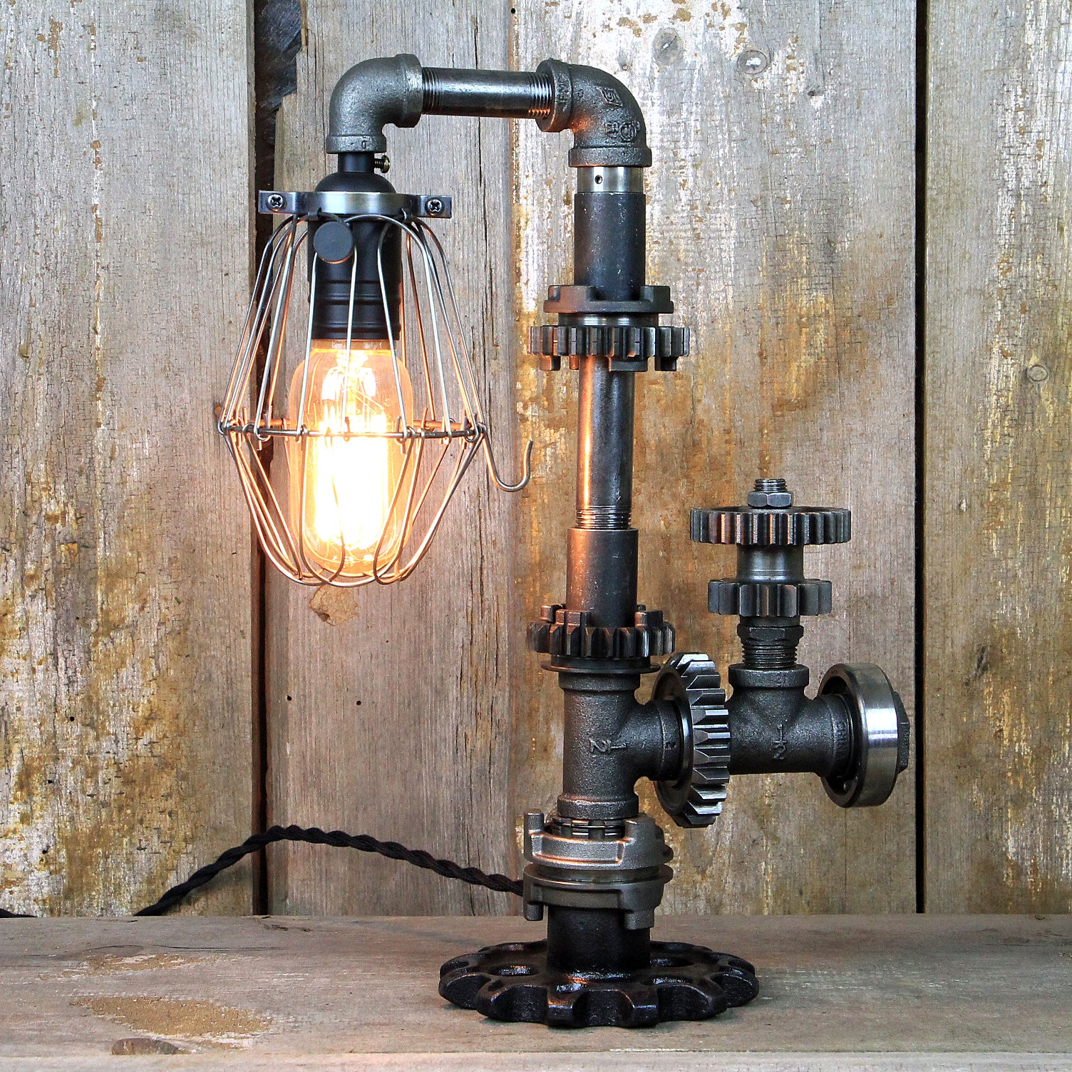 Industrial Table Lamp Steampunk Desk Lamp 95 The Lighting Works