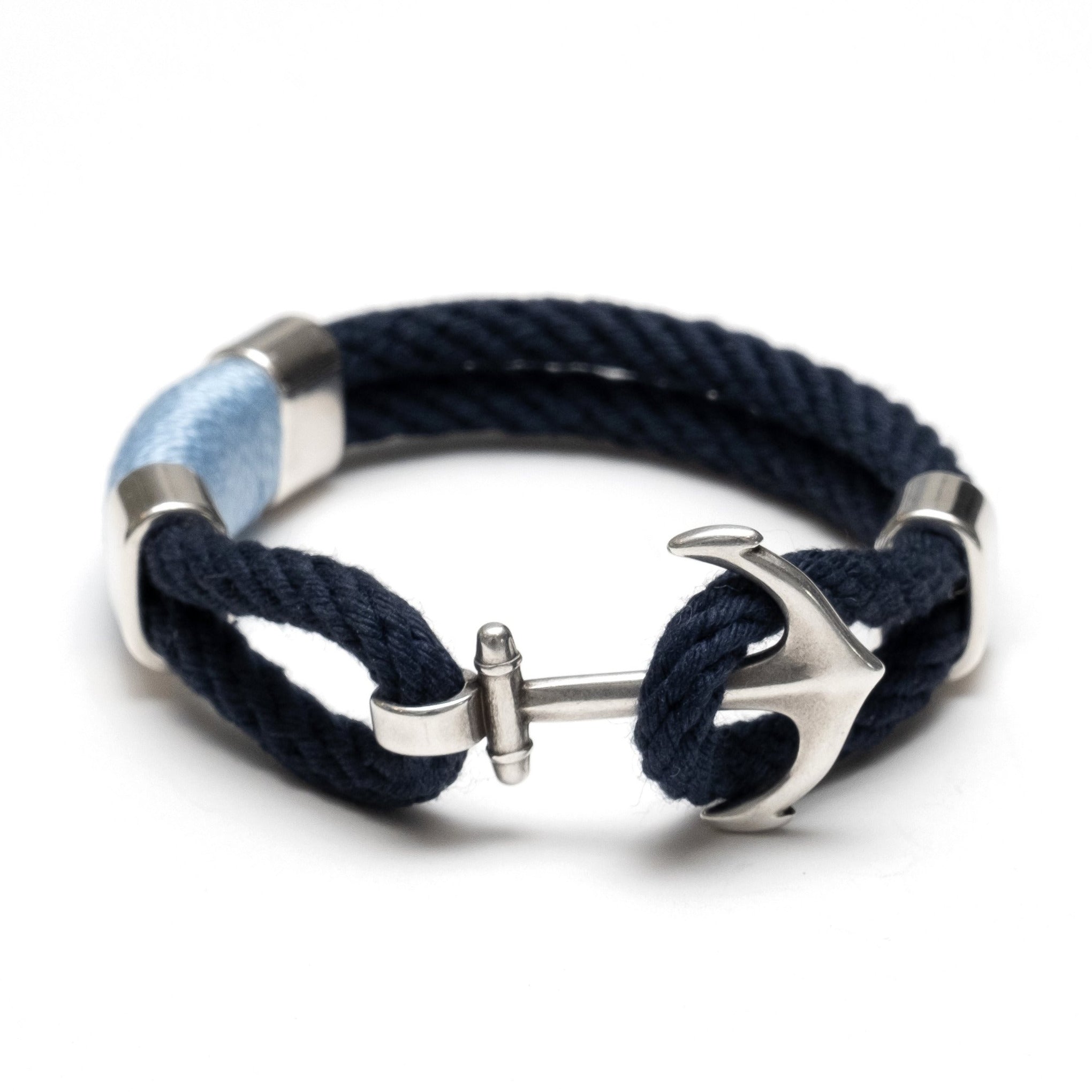 Waverly - Navy/Light Blue/Silver