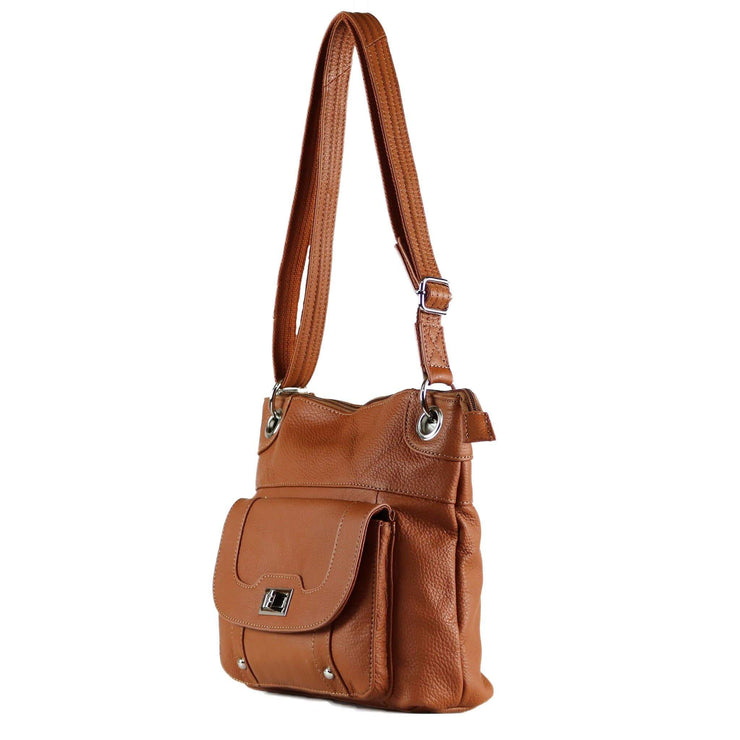 Concealed Carry Twist Lock Pocket Crossbody by Roma Leathers – www ...