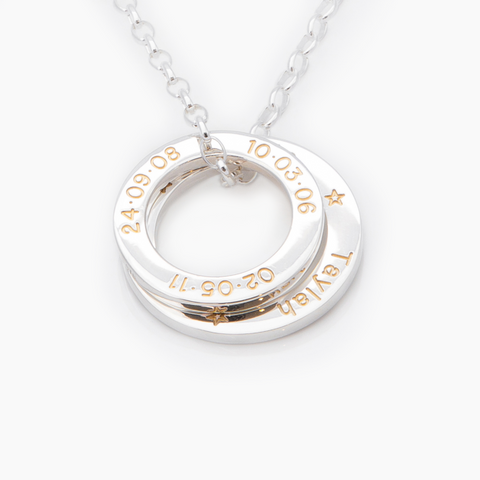 LoveLoops Size Guide - our personalised jewellery range