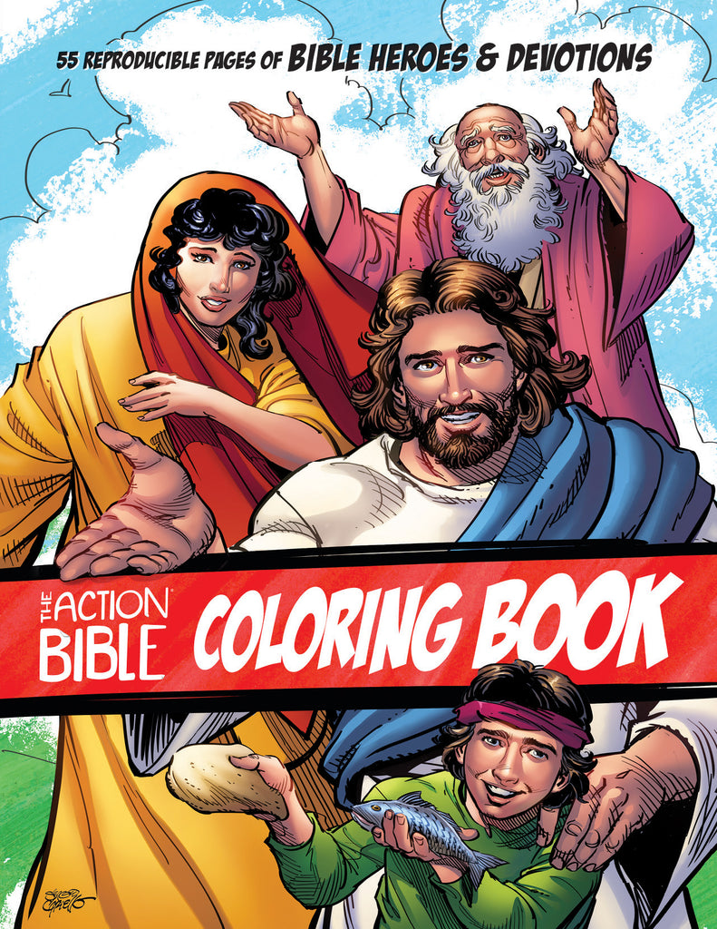 The Action Bible Coloring Book Digital Download Sergio Cariello David C Cook