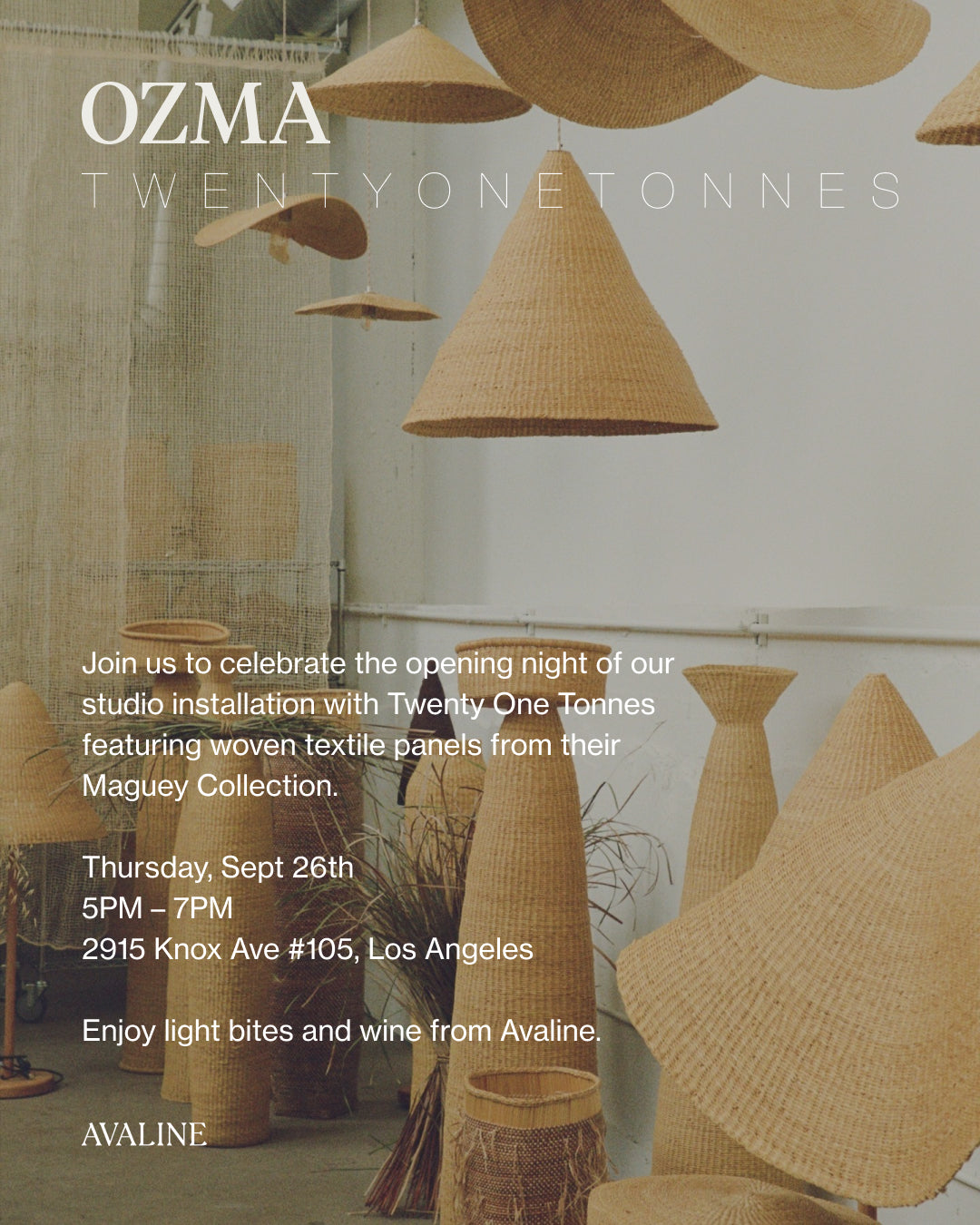 twenty one tonnes x ozma installation event celebration