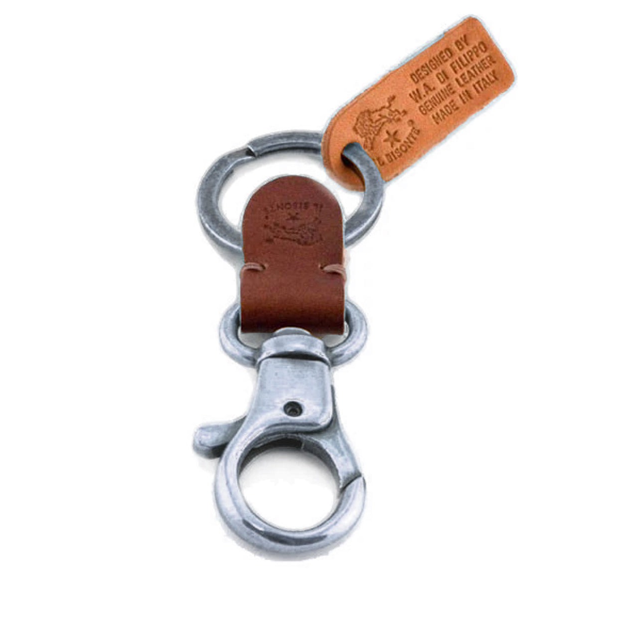 IL BISONTE / ORIGINAL LEATHER / KEY HOLDER - organicfarmermag.com