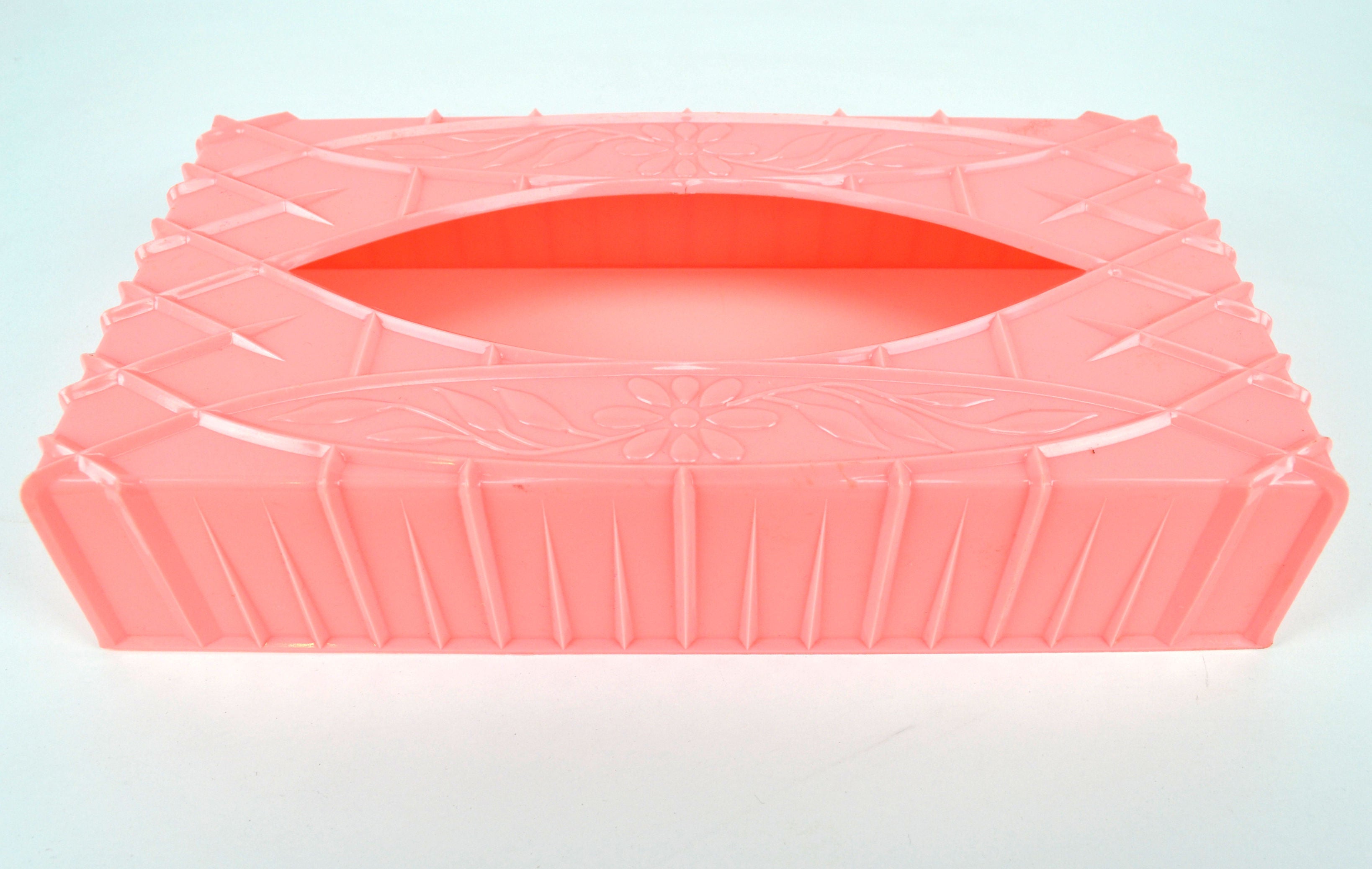 tissue box cover pink