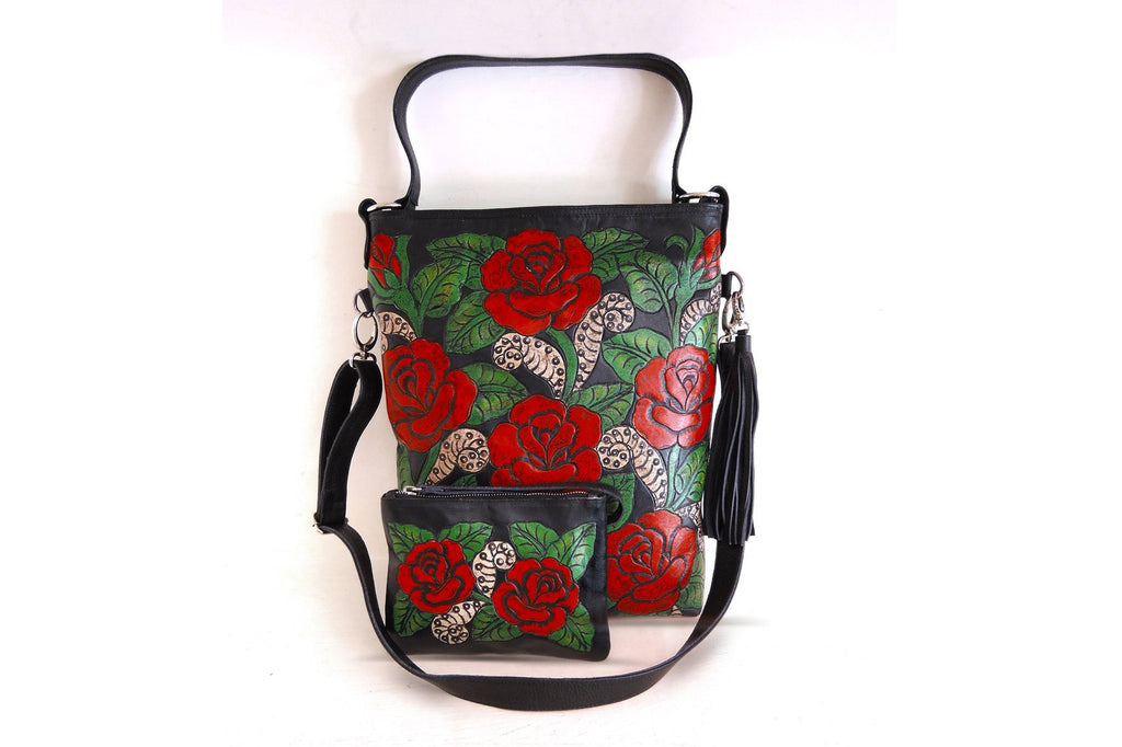 hand painted purse