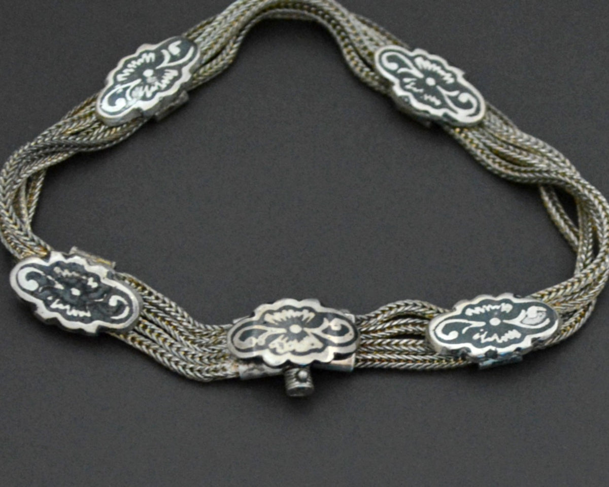 Vintage Russian Niello Chain Bracelet – Cosmic Norbu